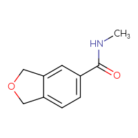 Chemical structure of N-methyl-1,3-dihydro-2-benzofuran-5-carboxamide - CSSB00011610067