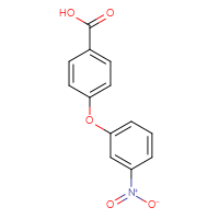 Chemical structure of 4-(3-nitrophenoxy)benzoic acid - CSSB00000500781