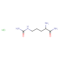 Chemical structure of 2-amino-5-(carbamoylamino)pentanamide hydrochloride - CSSB20963523016