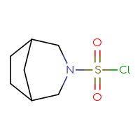 Chemical structure of 3-azabicyclo[3.2.1]octane-3-sulfonyl chloride - CSSB00022684818