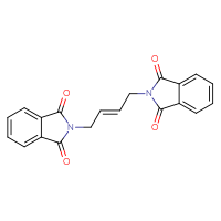 Chemical structure of 2-[(2E)-4-(1,3-dioxo-2,3-dihydro-1H-isoindol-2-yl)but-2-en-1-yl]-2,3-dihydro-1H-isoindole-1,3-dione - CSSB00016258575