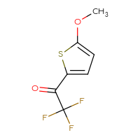 Chemical structure of 2,2,2-trifluoro-1-(5-methoxythiophen-2-yl)ethan-1-one - CSSB00015063777