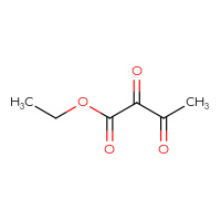 Chemical structure of ethyl 2,3-dioxobutanoate - CSSB00009834721