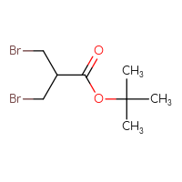 Chemical structure of tert-butyl 3-bromo-2-(bromomethyl)propanoate - CSSB00010890608