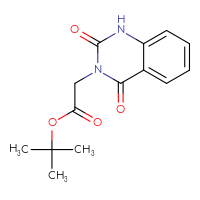 Chemical structure of tert-butyl 2-(2,4-dioxo-1,2,3,4-tetrahydroquinazolin-3-yl)acetate - CSSB00103961614