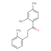 Chemical structure of 1-(2,4-dimethylphenyl)-3-(2-methylphenyl)propan-1-one - CSSB00003674124