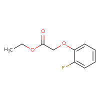 Chemical structure of ethyl 2-(2-fluorophenoxy)acetate - CSSB00000170661