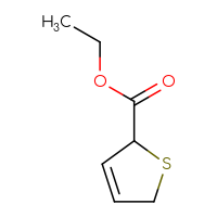 Chemical structure of ethyl 2,5-dihydrothiophene-2-carboxylate - CSSB06719890107
