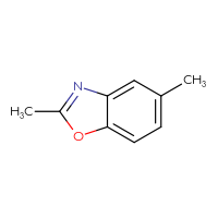Chemical structure of 2,5-dimethyl-1,3-benzoxazole - CSSB00000033925