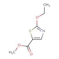 Chemical structure of methyl 2-ethoxy-1,3-thiazole-5-carboxylate - CSSB00051635441