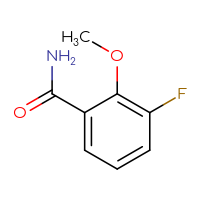 Chemical structure of 3-fluoro-2-methoxybenzamide - CSSB00000061657