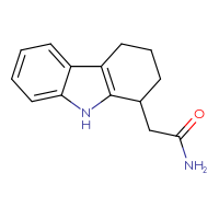 Chemical structure of 2-(2,3,4,9-tetrahydro-1H-carbazol-1-yl)acetamide - CSSB02270738495