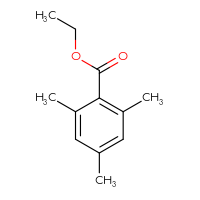 Chemical structure of ethyl 2,4,6-trimethylbenzoate - CSSB00000171702