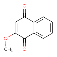 Chemical structure of 2-methoxy-1,4-dihydronaphthalene-1,4-dione - CSSB00000061282