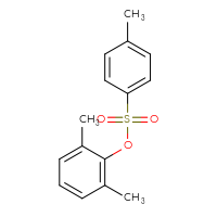 Chemical structure of 2,6-dimethylphenyl 4-methylbenzene-1-sulfonate - CSSB00103996690