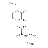 Chemical structure of N1,N1,N4,N4-tetraethylbenzene-1,4-dicarboxamide - CSSB00000101569