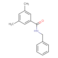 Chemical structure of N-benzyl-3,5-dimethylbenzamide - CSSB00000153203