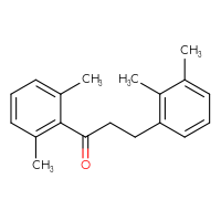 Chemical structure of 3-(2,3-dimethylphenyl)-1-(2,6-dimethylphenyl)propan-1-one - CSSB00020571359