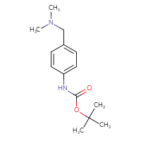 Chemical structure of tert-butyl N-{4-[(dimethylamino)methyl]phenyl}carbamate - CSSB00012224111