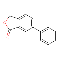 Chemical structure of 6-phenyl-1,3-dihydro-2-benzofuran-1-one - CSSB00011010349