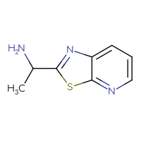 Chemical structure of 1-{[1,3]thiazolo[5,4-b]pyridin-2-yl}ethan-1-amine - CSSB00012262415