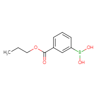Chemical structure of [3-(propoxycarbonyl)phenyl]boronic acid - CSSB00000068228