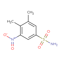 Chemical structure of 3,4-dimethyl-5-nitrobenzene-1-sulfonamide - CSSB00000217644