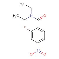 Chemical structure of 2-bromo-N,N-diethyl-4-nitrobenzamide - CSSB01999526363