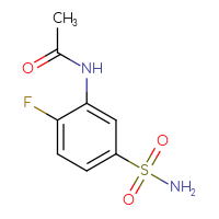 Chemical structure of N-(2-fluoro-5-sulfamoylphenyl)acetamide - CSSB00011416577