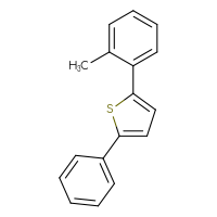 Chemical structure of 2-(2-methylphenyl)-5-phenylthiophene - CSSB06583590005