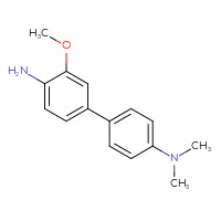 Chemical structure of 3-methoxy-N4',N4'-dimethyl-[1,1'-biphenyl]-4,4'-diamine - CSSB00043033498