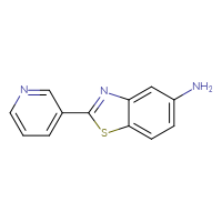 Chemical structure of 2-(pyridin-3-yl)-1,3-benzothiazol-5-amine - CSSB00010879561