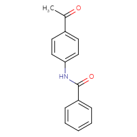 Chemical structure of N-(4-acetylphenyl)benzamide - CSSB00000579757