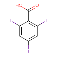 Chemical structure of 2,4,6-triiodobenzoic acid - CSSB00015897400