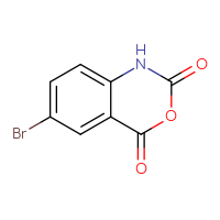 Chemical structure of 6-bromo-2,4-dihydro-1H-3,1-benzoxazine-2,4-dione - CSSB00000216498