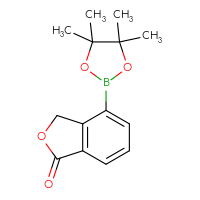 Chemical structure of 4-(4,4,5,5-tetramethyl-1,3,2-dioxaborolan-2-yl)-1,3-dihydro-2-benzofuran-1-one - CSSB00010134624