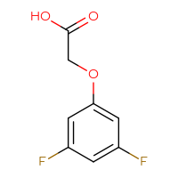 Chemical structure of 2-(3,5-difluorophenoxy)acetic acid - CSSB00000732539