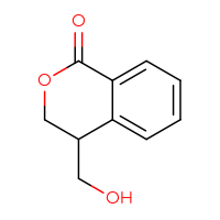 Chemical structure of 4-(hydroxymethyl)-3,4-dihydro-1H-2-benzopyran-1-one - CSSB02495567369