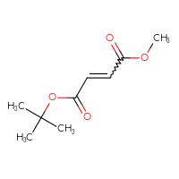 Chemical structure of 1-tert-butyl 4-methyl but-2-enedioate - CSSB00053574763