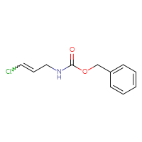 Chemical structure of benzyl N-(3-chloroprop-2-en-1-yl)carbamate - CSSB01646672473