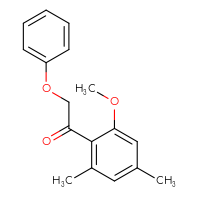 Chemical structure of 1-(2-methoxy-4,6-dimethylphenyl)-2-phenoxyethan-1-one - CSSB00053830194