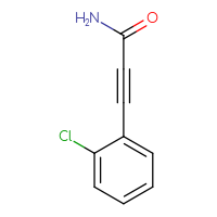 Chemical structure of 3-(2-chlorophenyl)prop-2-ynamide - CSSB00009956426