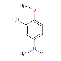 Chemical structure of 4-methoxy-N1,N1-dimethylbenzene-1,3-diamine - CSSB00012184483