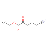 Chemical structure of ethyl 5-cyano-2-oxopentanoate - CSSB00000077428