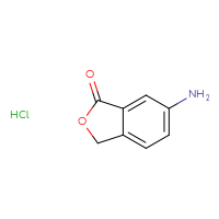 Chemical structure of 6-amino-1,3-dihydro-2-benzofuran-1-one hydrochloride - CSSB00000732437