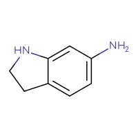 Chemical structure of 2,3-dihydro-1H-indol-6-amine - CSSB00012003240