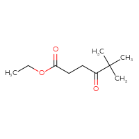 Chemical structure of ethyl 5,5-dimethyl-4-oxohexanoate - CSSB00011517845