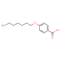 Chemical structure of 4-(heptyloxy)benzoic acid - CSSB00000261473