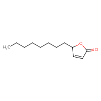 Chemical structure of 5-octyl-2,5-dihydrofuran-2-one - CSSB00009847155