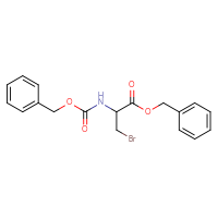 Chemical structure of benzyl 2-{[(benzyloxy)carbonyl]amino}-3-bromopropanoate - CSSB00010253758